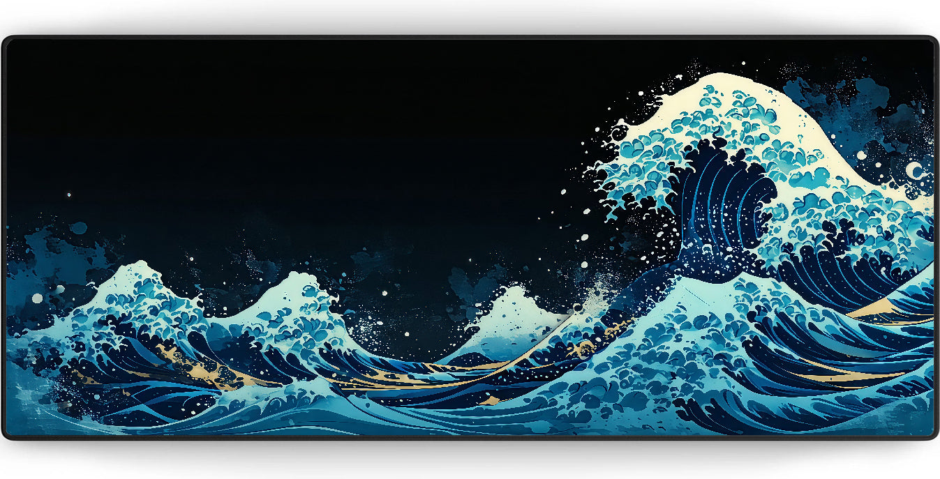 Kanagawa Wave Shadowfoam Mousepad XXL