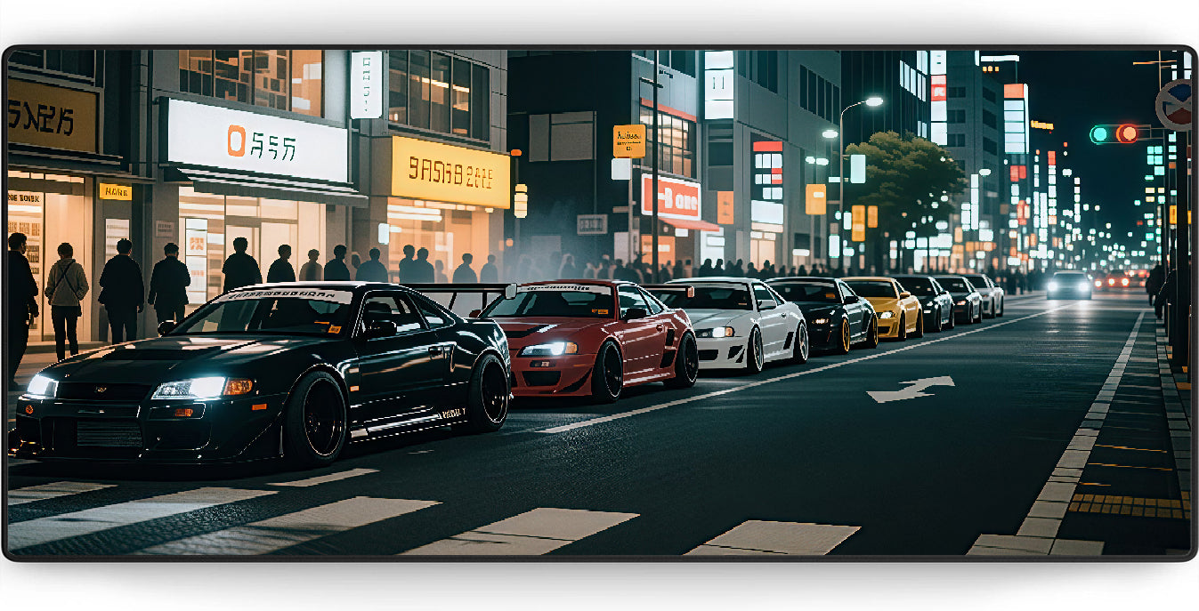 Japanese Roads Mousepad XXL