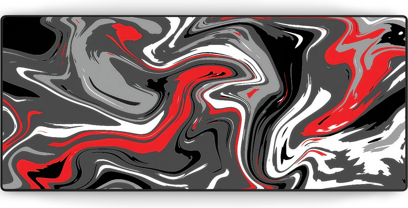 Red Bevel Mousepad XXL