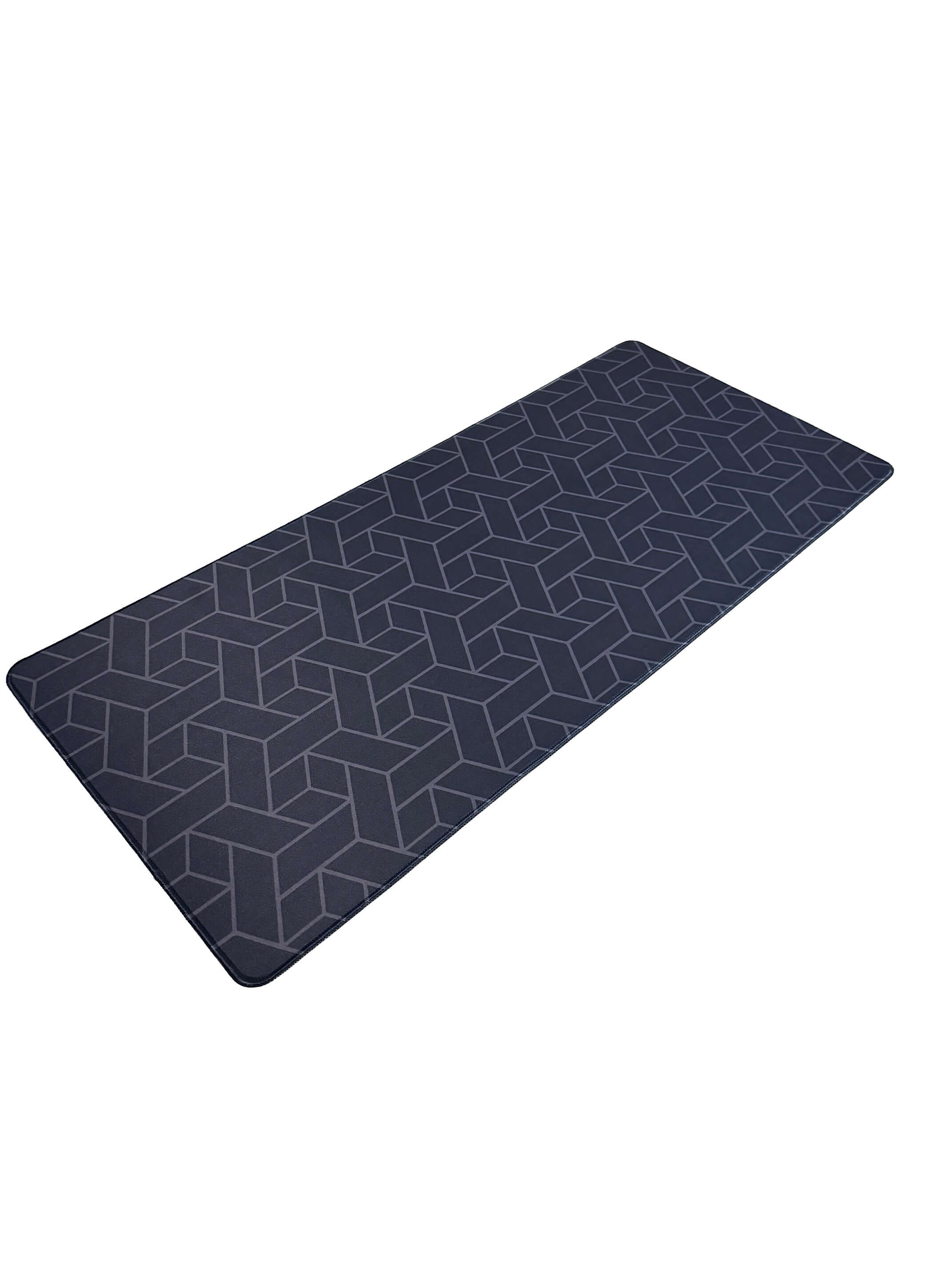 Hexlock muismat XXL met geometrisch zeshoekpatroon – formaat 900x400mm