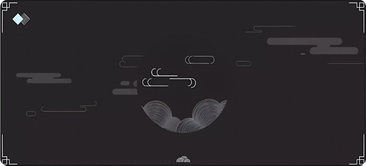 Ethereal Horizon Muismat xxl - 900 x 400 x 3 mm - Antislip