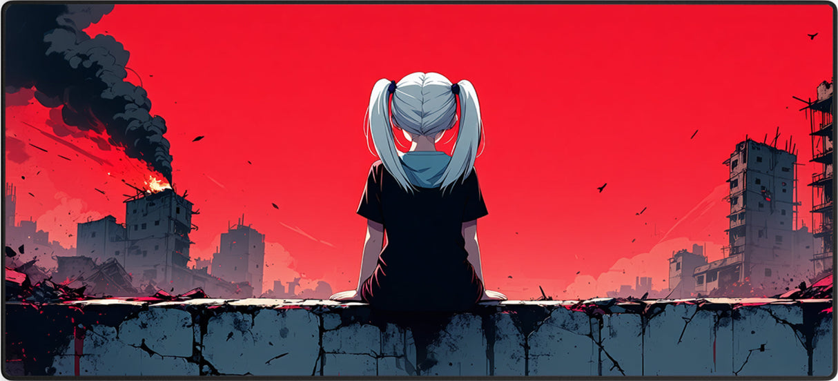 Lone Survivor Muismat xxl - Gaming - 900 x 400 x 3 mm - Antislip