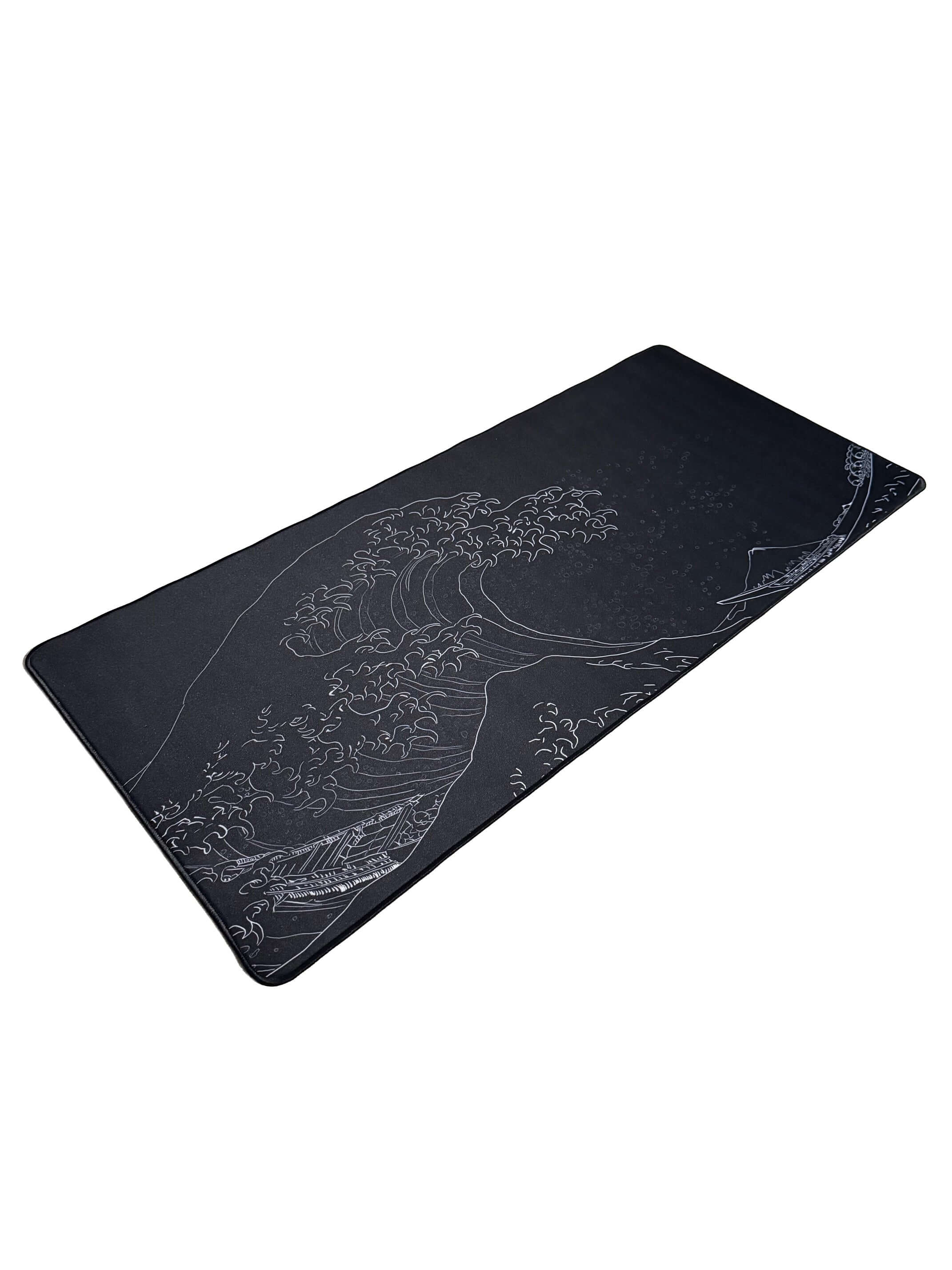 Kanagawa Wave Black & White Mousepad XXL