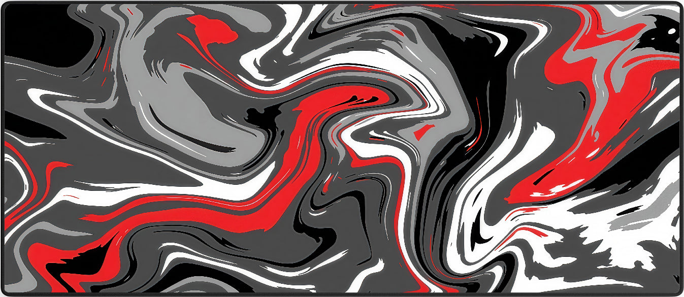Red Bevel Mousepad XXL