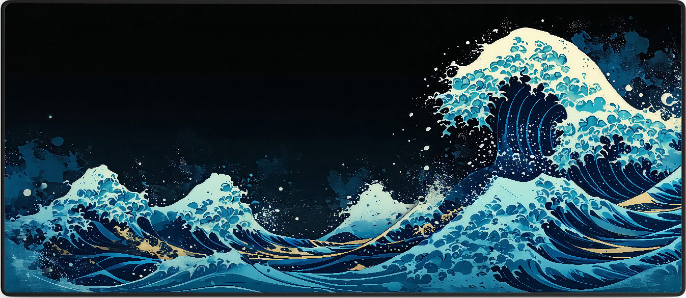Kanagawa Wave Shadowfoam Mousepad XXL