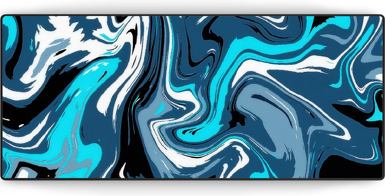 Blue Bevel Mousepad XXL