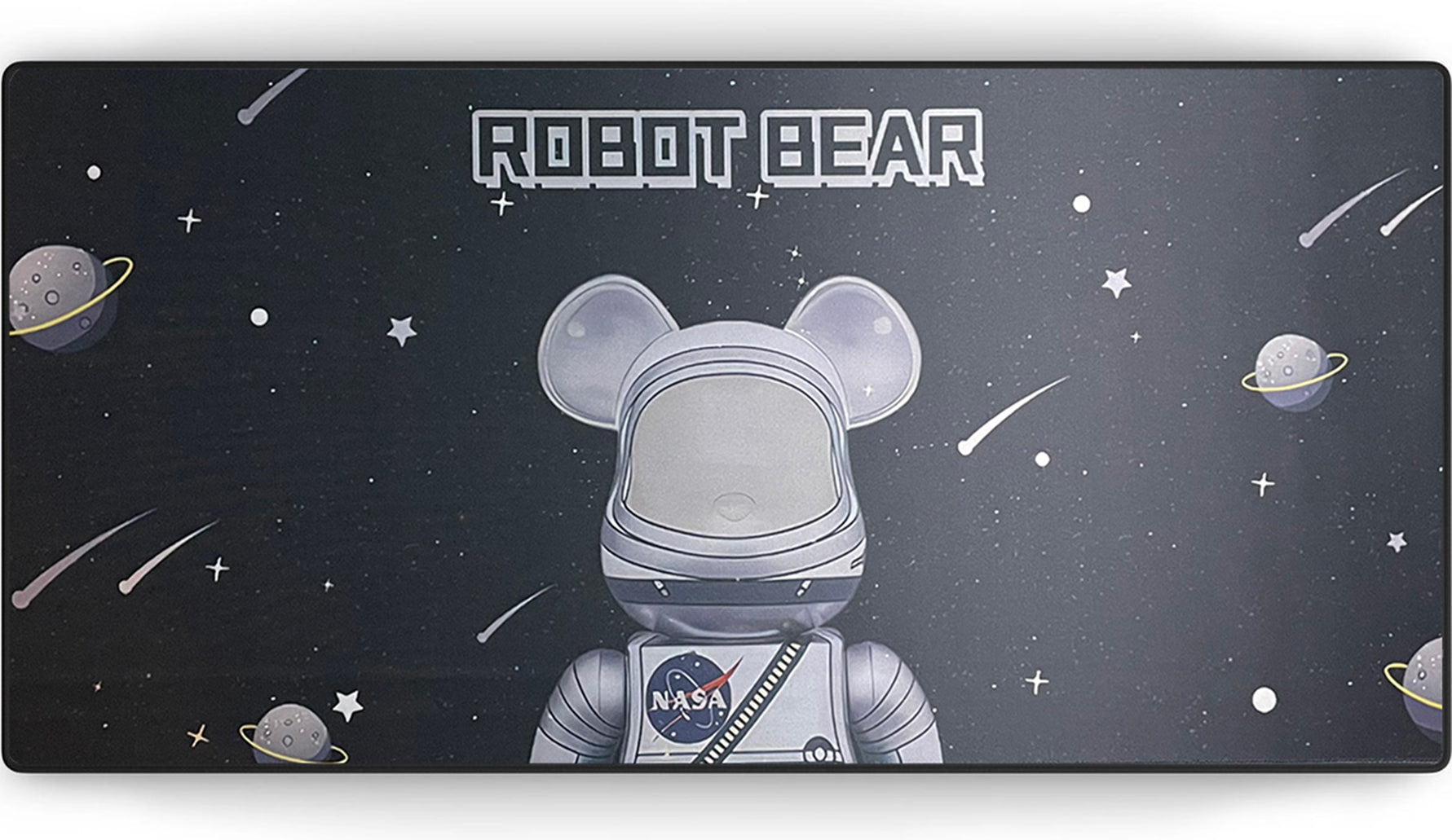 Robot Bear Muismat xxl - 900 x 400 x 3 mm - Antislip