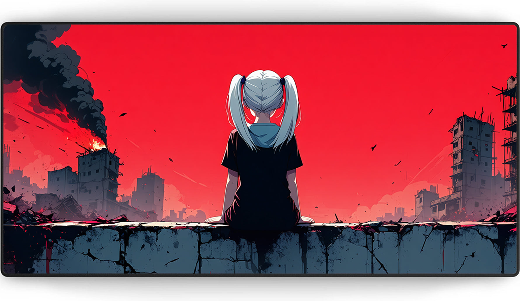 Lone Survivor Muismat xxl - Gaming - 900 x 400 x 3 mm - Antislip